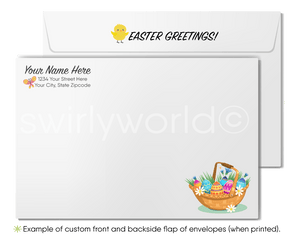 Cute Bunny Humorous Happy Easter Cards for Customers