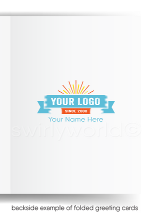 Funny Basketball Business Sales Promoting Cartoon Cards for Customers