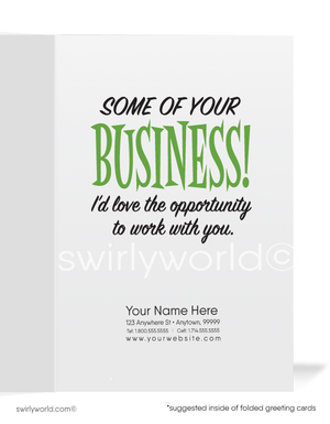 Golfer Women in Business Prospecting More Sales Greeting Cards