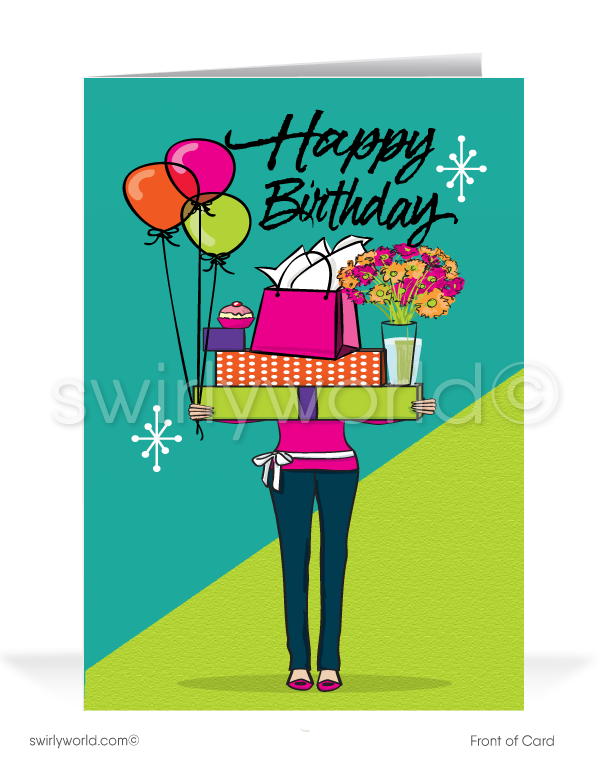 Wholesale Customer Business Happy Birthday Cards from Women