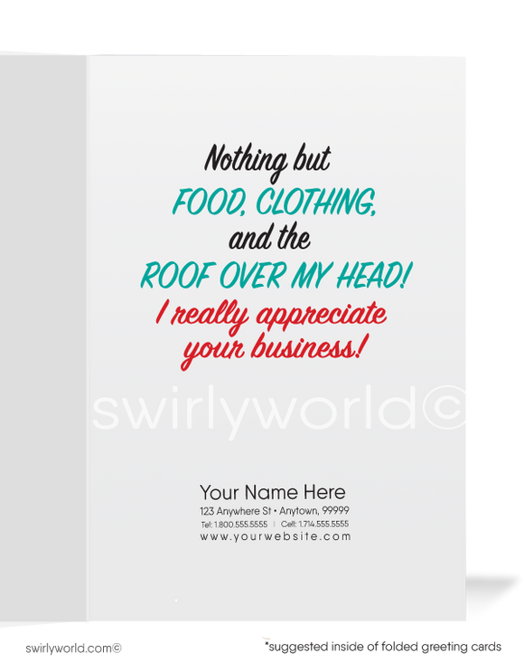 "Need Your Orders" Prospecting Sales Greeting Cards for Women