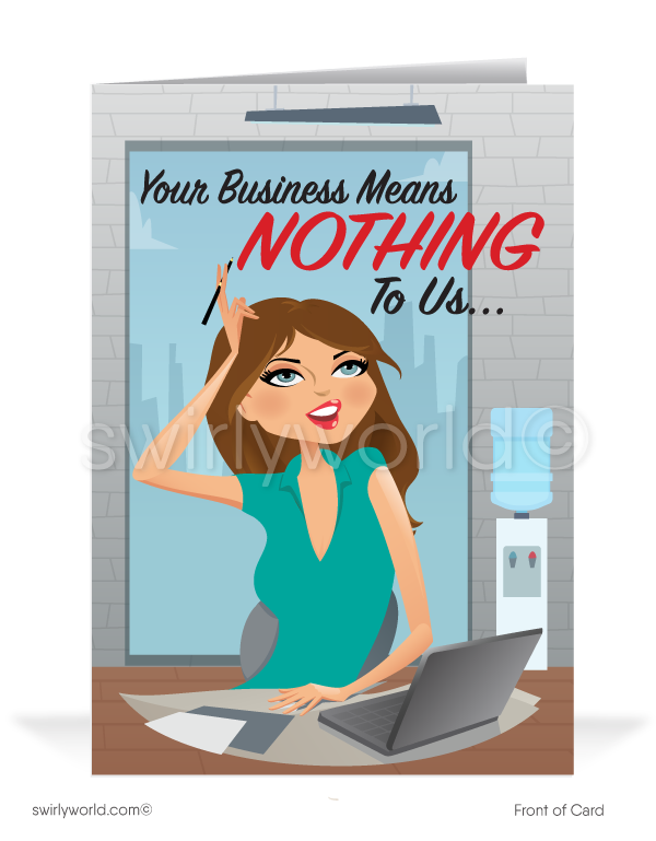 "Need Your Orders" Prospecting Sales Greeting Cards for Women