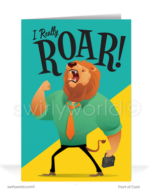 Salesman Business Customer Appreciation Thank You Cards