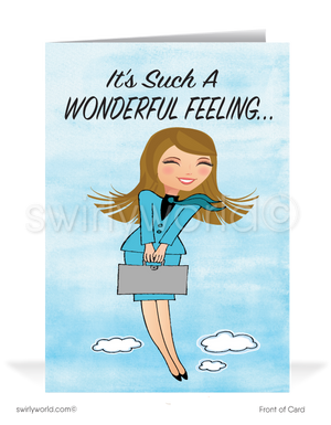 Women in Business Thank You For Your Referral Cards for Clients