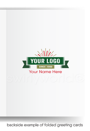 "Thanks For Your Support" Rock Climber Customer Business Thank You Cards