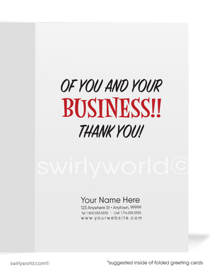 Big Fan of Your Business Thank You Customer Cards