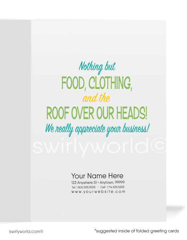 Women in Business Funny Thank You Cards for Customers