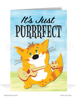 Humorous Cat Thank You Cards for Purrfect Customers