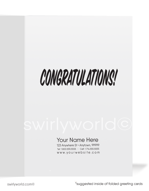 Funny You're in the News Congratulations Cartoon Cards for Customers