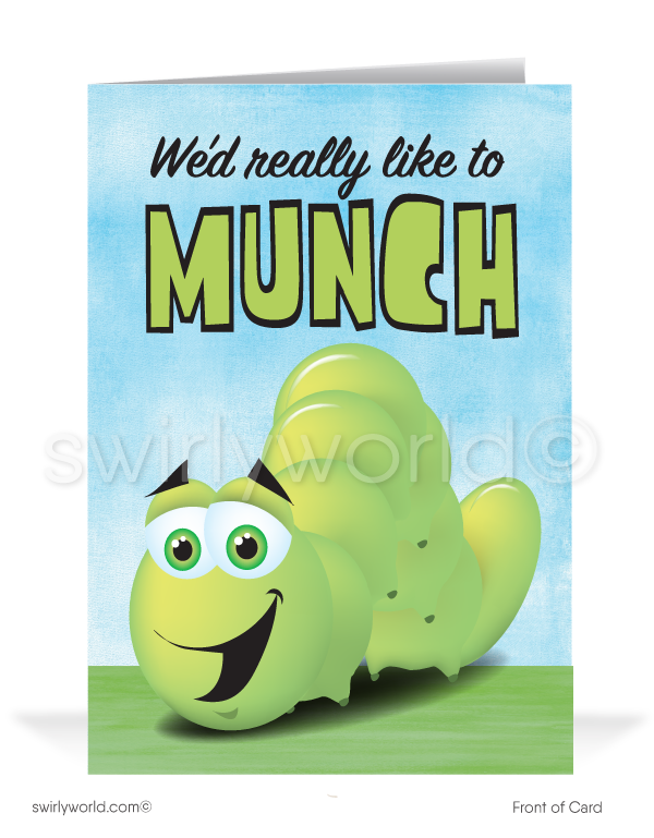 Hungry For Your Business Sales Prospecting Cards for New Customers