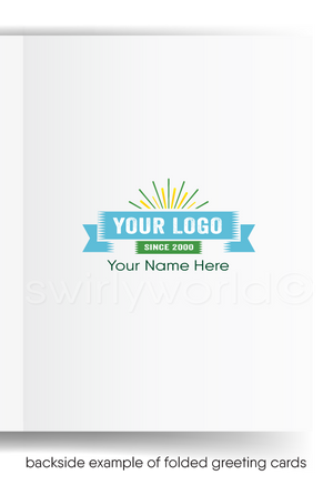 Cute Cartoon We Miss Your Business Sales Promotion Marketing Cards