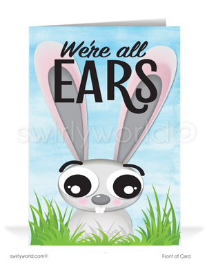 Cute Cartoon We Miss Your Business Sales Promotion Marketing Cards