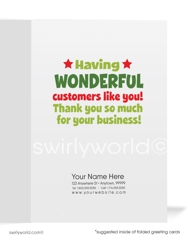 "Awesome Customer" Thank You Cards for Business Customers
