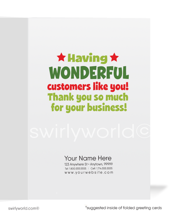 "Awesome Customer" Thank You Cards for Business Customers