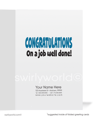 Funny You're in the News Congratulations Cartoon Cards for Business Customers