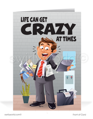 Humorous Customer Thank You Cards for Customers