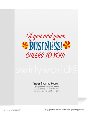 Cheerleader "Big Fan of Your Business" Client Thank You Cards for Women in Business