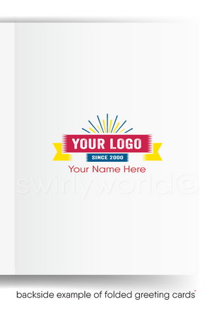 Cheerleader "Big Fan of Your Business" Client Thank You Cards for Women in Business