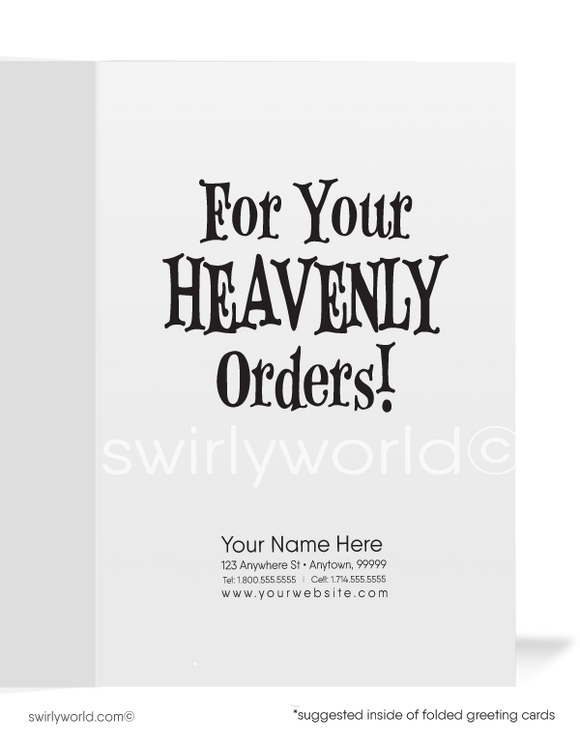 "Bless You For Your Orders" Thank You Cards for Customers