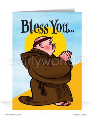 "Bless You For Your Orders" Thank You Cards for Customers