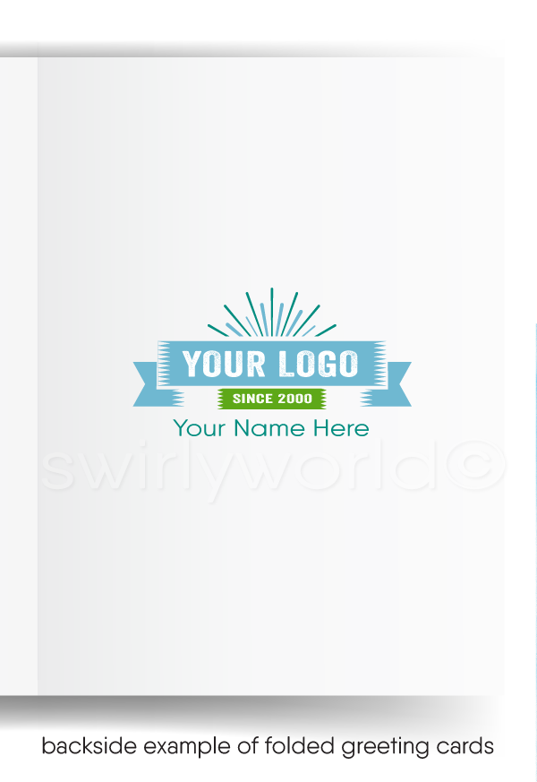 "Fishing For Your Business" Sales Promotion Customer Greeting Cards