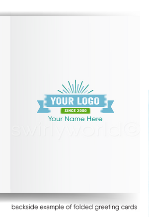 "Fishing For Your Business" Sales Promotion Customer Greeting Cards