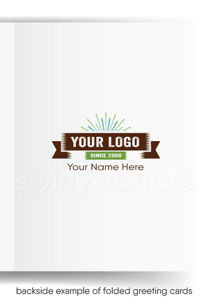 Funny Hungry Bear "Miss Your Business" Sales Promotion Customer Cards