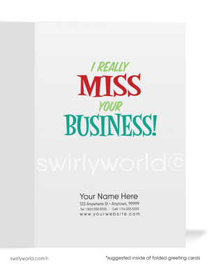 Desperate Salesman Begging for Business Funny Customer Greeting Cards