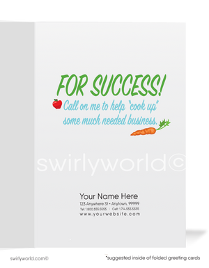 Women in Business Chef "Recipe for Success" Greeting Cards