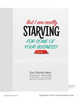 "Begging For Your Business" Funny Dog Business Cards for Customers