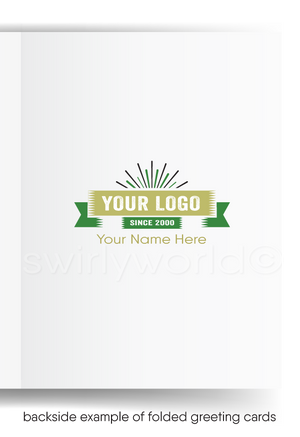 Chef Cartoon "It's Perfect Doing Business With You" Humorous Client Thank You Cards