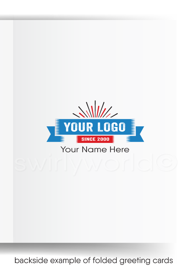 "From the Office" Customer Cartoon Business Thank You Cards