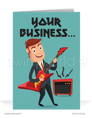 "Your Business Rocks" Business Thank You Cards for Clients