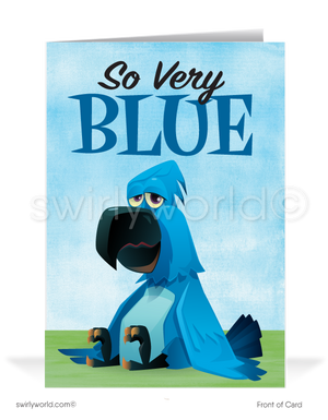 We're So BLUE Missing Your Business Customer Cards