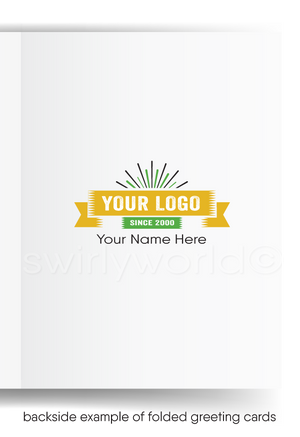 Corny Humorous Customer "Thank You For Your Business" Cards