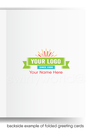 Funny Cow Business Happy Birthday Cards for Customers