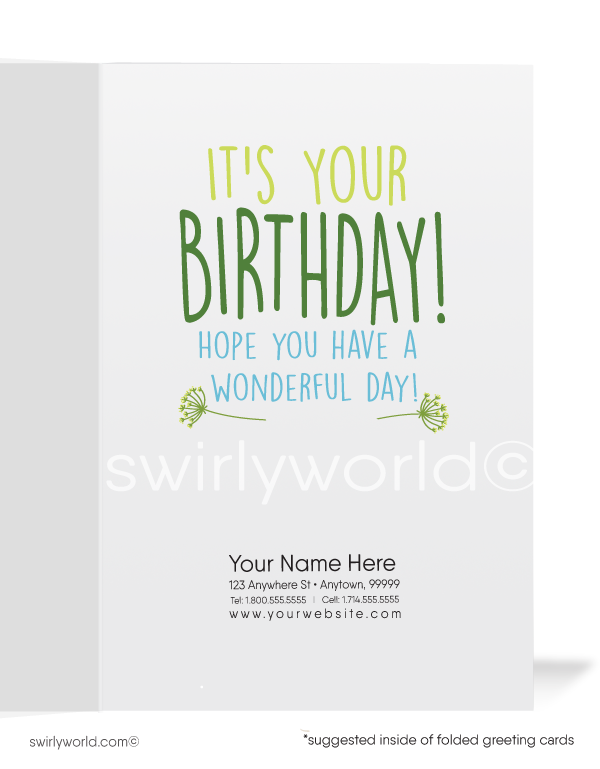 You're a "BIG DILL" Business Happy Birthday Cards for Customers