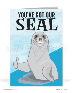 Seal of Approval Business Thank You Cards for Customers