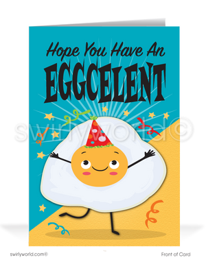 EGG-celent Customer Happy Birthday Cards for Business