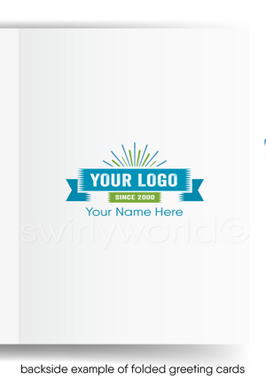 Humorous Beaver "Thank You For Giving a Damn" Thank You Cards for Customers