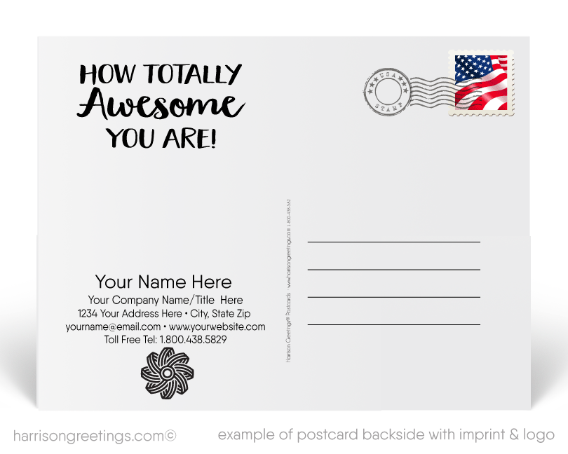 Funny Taco Thank You Postcards for Business