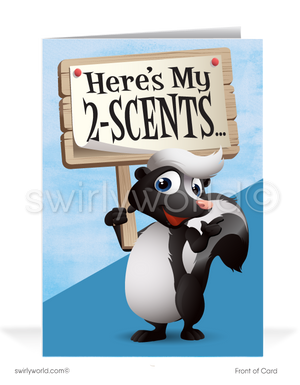 "Welcome To Our Team" Customer and Employee Cartoon Business Thank You Cards