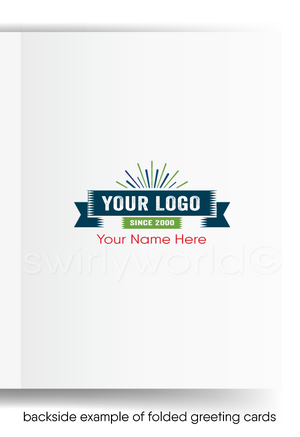 Funny Cartoon Badger Thank You For Your Referral Cards for Business