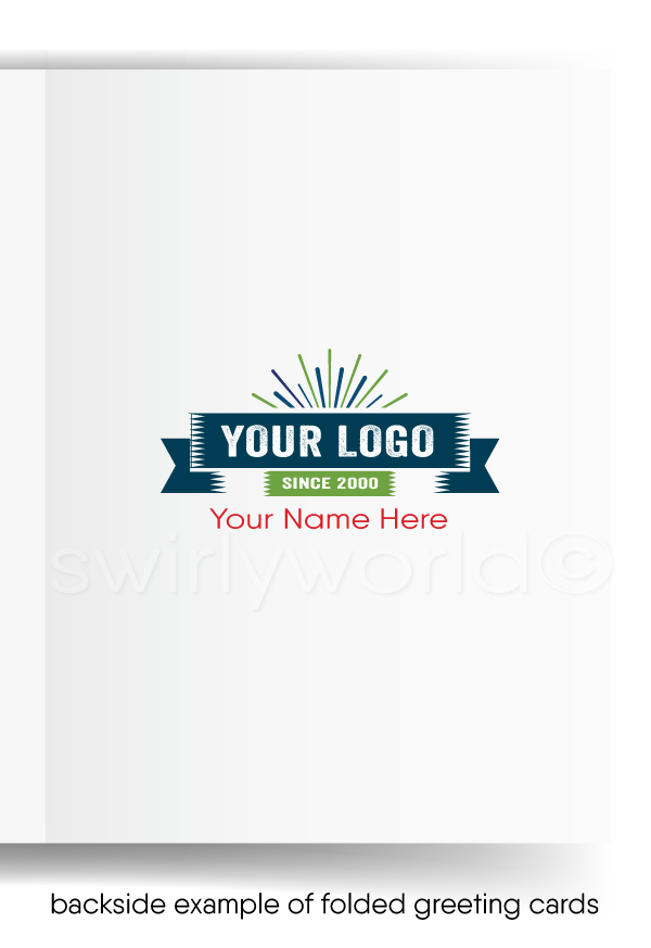 Funny Cartoon Thank You For Your Referral Greeting Cards for Clients