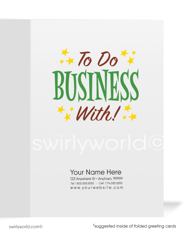 I'm a Fun-Guy Salesman Prospecting New Business Customer Cards