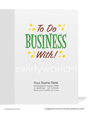 I'm a Fun-Guy Salesman Prospecting New Business Customer Cards