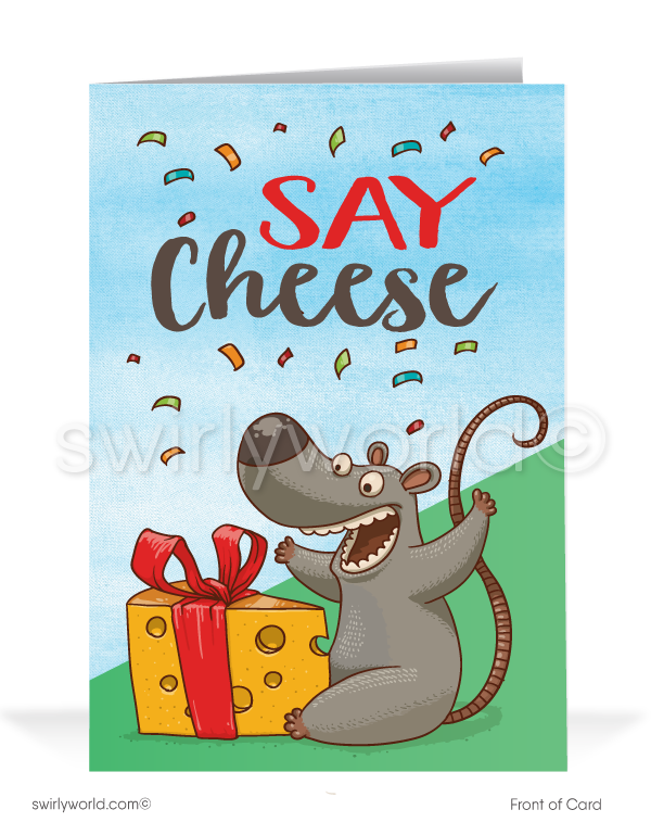 Funny Business Happy Birthday Greeting Cards for Customers