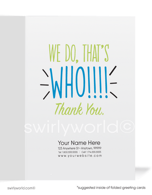 Funny Owl Bill Collection Debt Payment on Past Due Accounts Greeting Cards for Customers