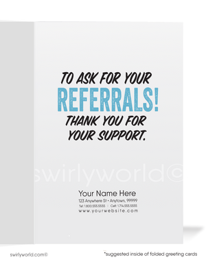 Funny Koala Bear Thank You For Your Referral Cards for Customers
