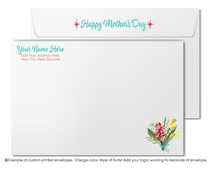 Super Mom Cartoon Happy Mother’s Day Cards for Customers and Clients